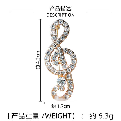 Chic electroplated lapel pin for fashion