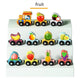 Cartoon 11-piece Fruit Magnetic Train (Pack of 1)