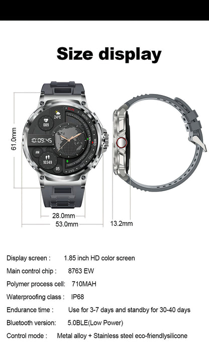 V69 Smartwatch with magnetic charger
