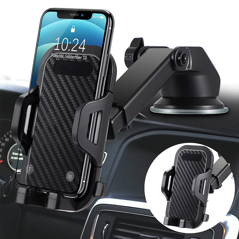 universal car phone holder with suction for dashboard