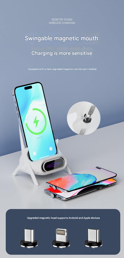 wireless charger with adjustable holder