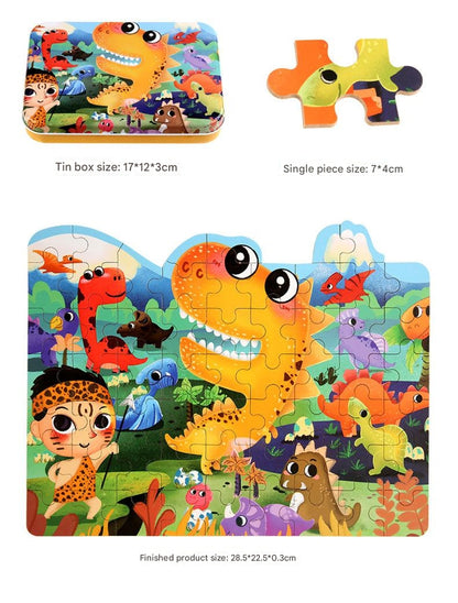 animal theme puzzle