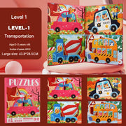 Color: New Edition Level 1 Large Magnetic Puzzle - Transportation Vehicles (Pack of 1)