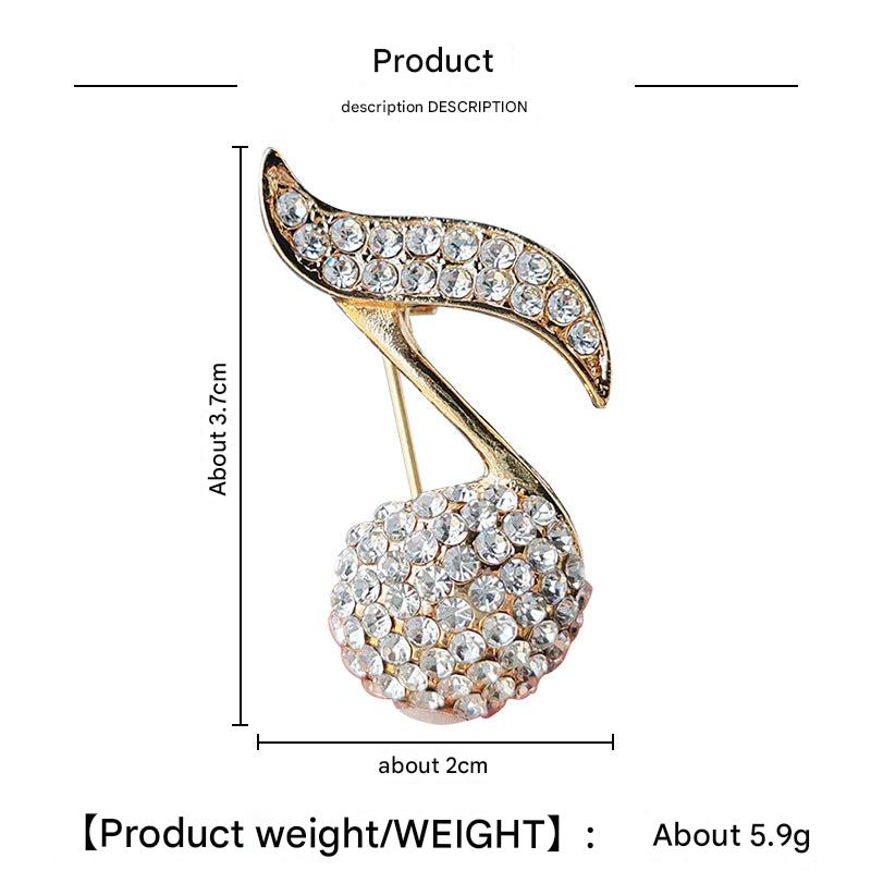 Chic electroplated lapel pin for fashion