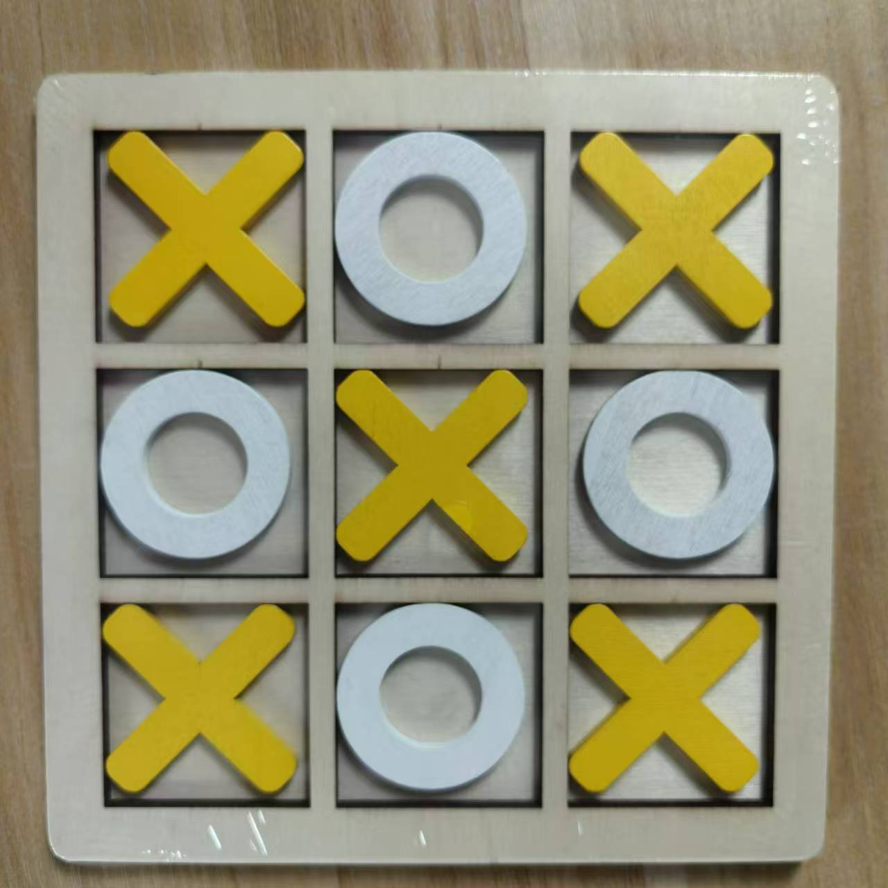 Wooden Tic Tac Toe Game