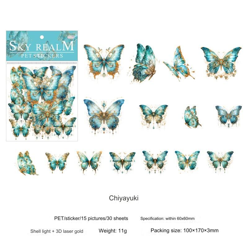 craft butterfly stickers