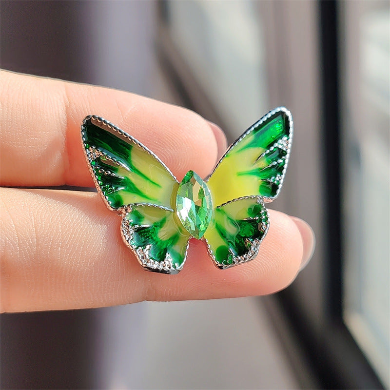 Stylish butterfly brooch pin for women