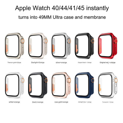 Premium Protective Case for Apple Watch Ultra 2 - 49mm, Durable PC Shell Cover with Tempered Glass