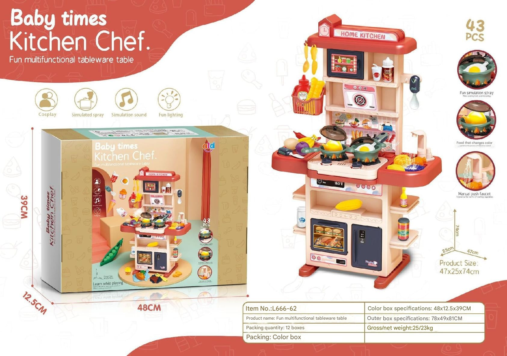 Pretend Play Kitchen Toy