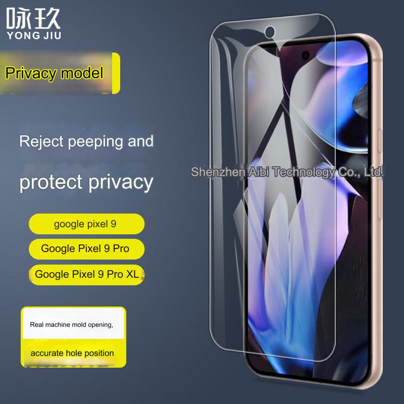 Privacy Tempered Glass Screen Protector for Google Pixel 9, 8 Pro, 7A, 6A - Anti-Spy & Anti-Fingerprint HD Film