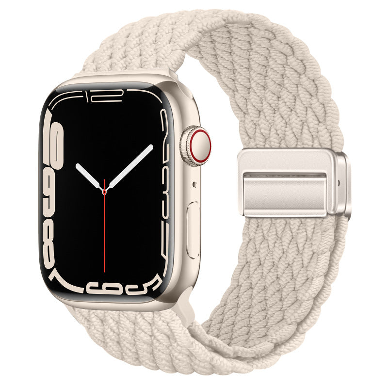 Stylish Nylon Woven Magnetic Apple Watch Band - Compatible with All Series