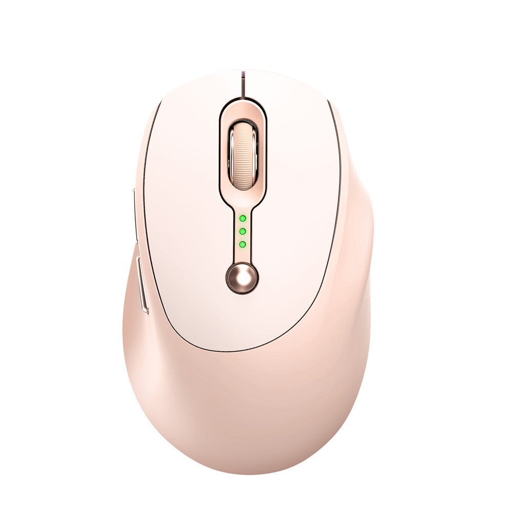 Wireless Bluetooth Mouse Q7 - Dual-Mode, Ergonomic Silent Design, Rechargeable for Office Use