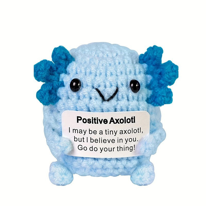 knitted broccoli figurine