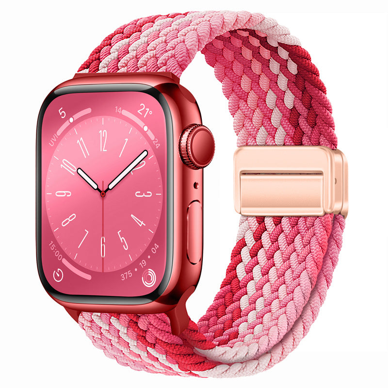 Stylish Nylon Woven Magnetic Apple Watch Band - Compatible with All Series