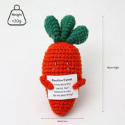 Brick Red Three-Leaf Carrot Pattern (Pack of 1)