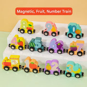 Fruit Magnetic Train Set - 11 Pieces (Pack of 1)