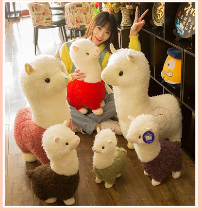 fluffy alpaca gift