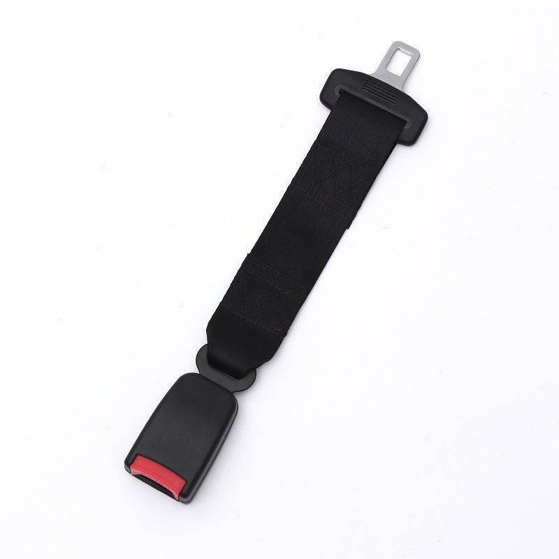 black adjustable seat belt extender image