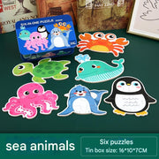 Set 10: Tin Box Ocean Animals (Pack of 1)