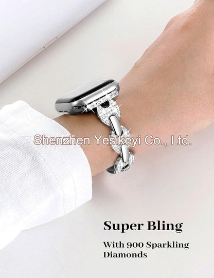 Elegant Metal Watch Band