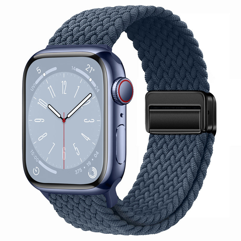 Stylish Nylon Woven Magnetic Apple Watch Band - Compatible with All Series