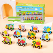 11-Piece Fruits and Vegetables Magnetic Train (Pack of 1)