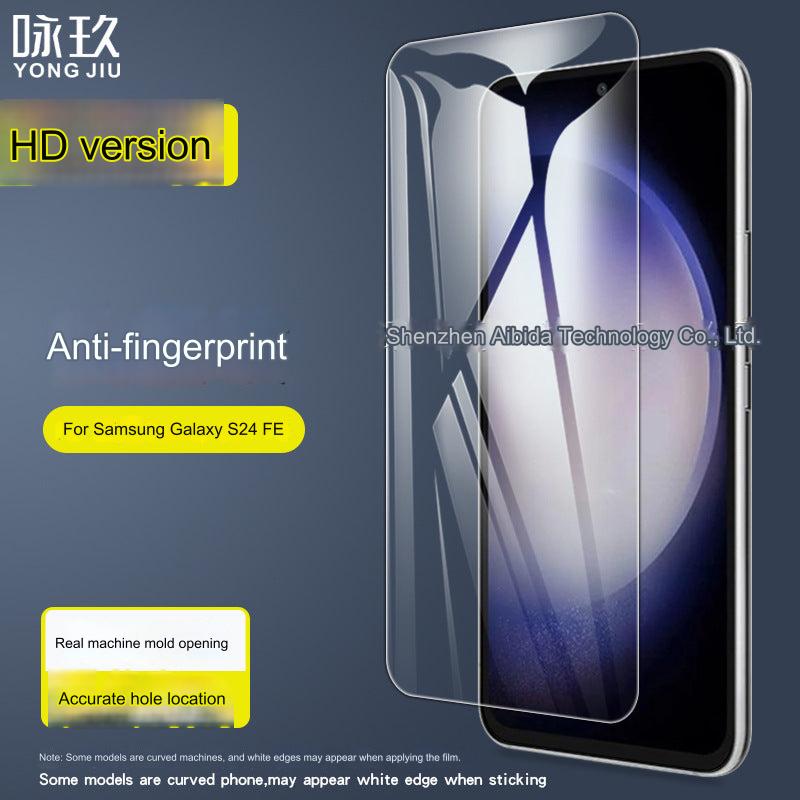 Samsung Galaxy S24 FE Tempered Glass Screen Protector - Anti-Fingerprint, HD Clarity | Non-Fullscreen Design