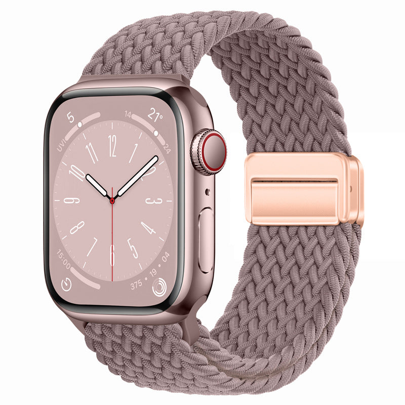 Stylish Nylon Woven Magnetic Apple Watch Band - Compatible with All Series