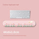 Pink Tulip Keyboard Rest