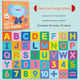 Color: English Uppercase Letters, Numbers, and Arithmetic Visual Cards Cutouts without Safety Scissors (Pack of 1)