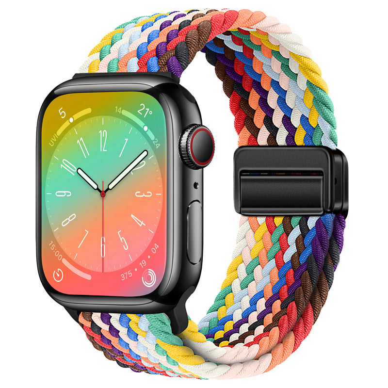 Stylish Nylon Woven Magnetic Apple Watch Band - Compatible with All Series