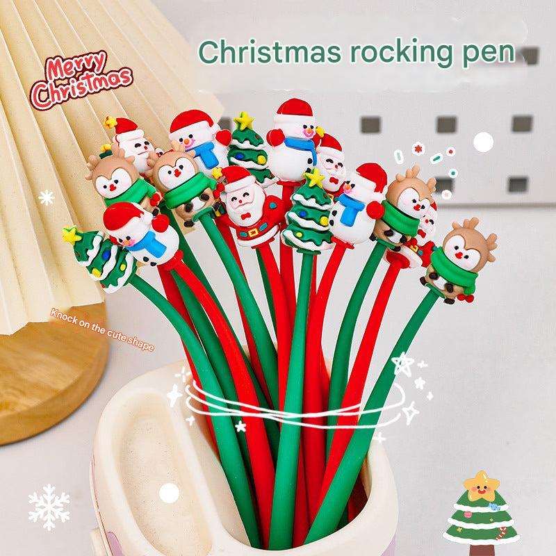 Christmas Santa silicone gel pen