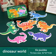 Set 8: Dinosaur World in Tin Box (Pack of 1)