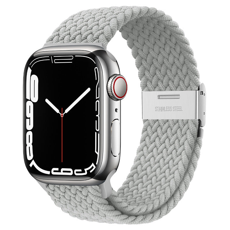 Premium Nylon Woven Strap for Apple Watch - Fits All Series and Sizes - Adjustable Buckle - Stylish and Durable