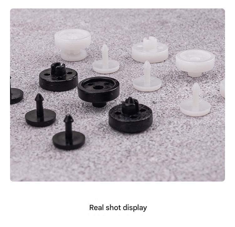 Reusable fasteners for collar and cuff alterations