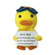 Flat Beak Eyes Duck H Card (Pack of 1)