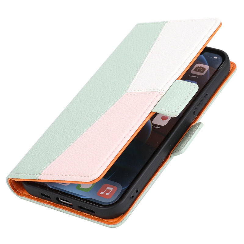 Premium PU Leather Flip Case for iPhone & Samsung | Stylish Multi-Color Wallet Cover with Card Slots