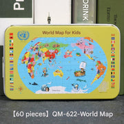 60-piece World Map