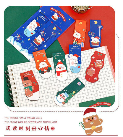 merry and bright holiday magnetic page holders