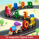 12-piece Magnetic Number Train (Pack of 1)