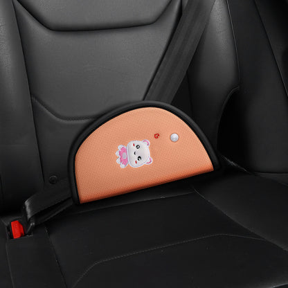 kid-friendly seat belt cushion and adjuster image