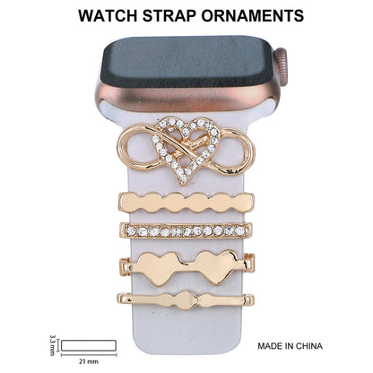 Stylish Rhinestone Silicone Strap for Apple Watch - Durable & Elegant Accessory