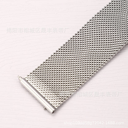 Stylish Milanese Loop Smartwatch Band for Samsung, Huawei, and Apple – Adjustable & Durable Metal Design