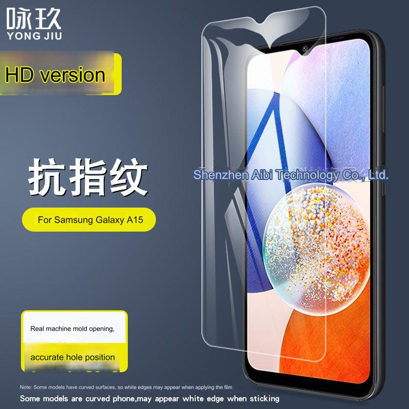 Premium Tempered Glass Screen Protector for Samsung Galaxy A15 - HD Anti-Explosion, Fingerprint Resistant