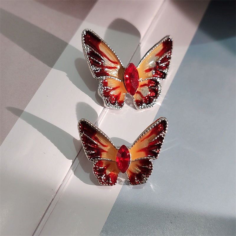 Stylish butterfly brooch pin for women