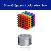 216 pieces, 6 colors, metallic tin box (Pack of 1)