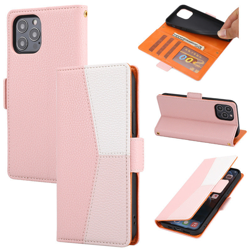 Premium PU Leather Flip Case for iPhone & Samsung | Stylish Multi-Color Wallet Cover with Card Slots