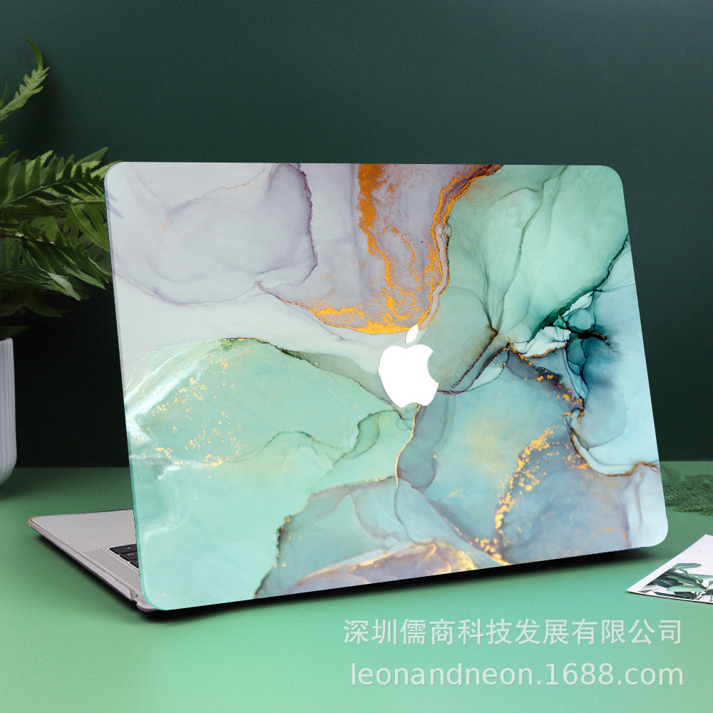 Stylish Marble Hard Shell Case for MacBook Air & Pro - Custom Fit Protective Cover