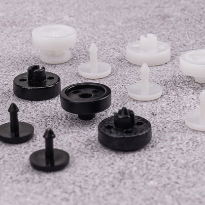 User-friendly snap-on buttons for hassle-free fashion