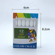 12 white chalks (Pack of 1)